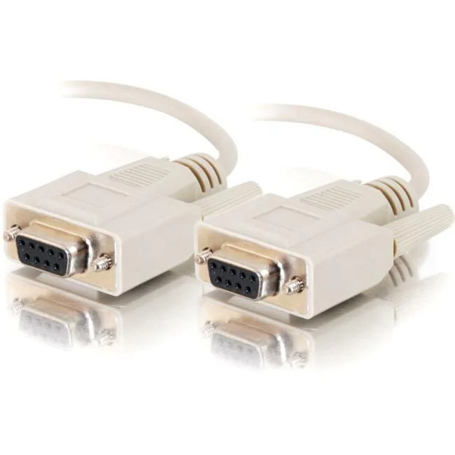 10Ft Db9 F/F Straight Thru Cable
