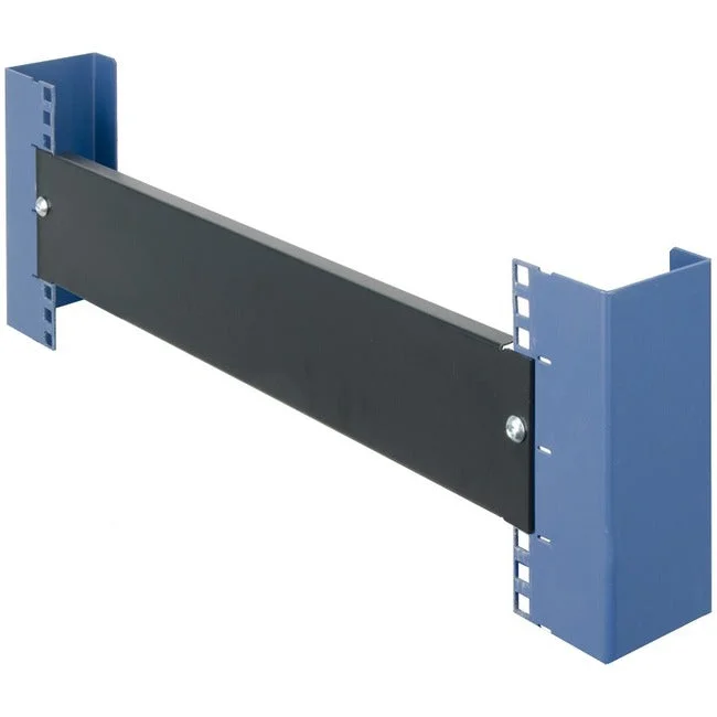 10Pk 2U Filler Panels In Color,Black