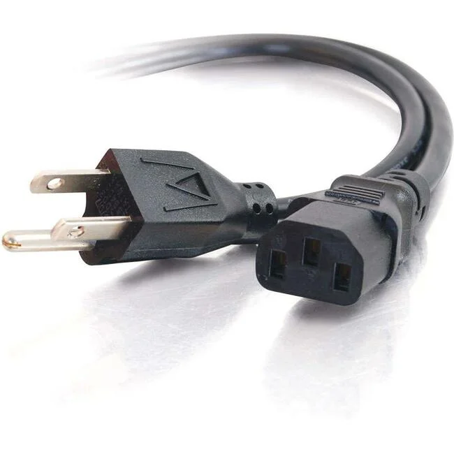2Ft 16 Awg Universal Power Cord (Nema 5-15P To Iec320C13)