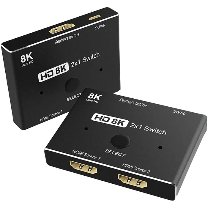 4XEM 2×1 8K 2-in 1-out HDMI Switch