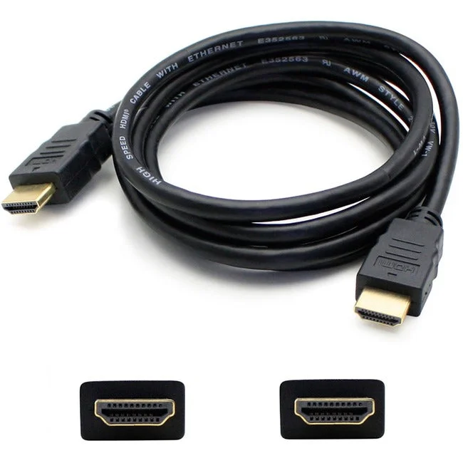 5Pk 25Ft Hdmi 1.3 Male To Hdmi 1.3 Male Black Cables For Resolution Up To 2560X1600 (Wqxga)
