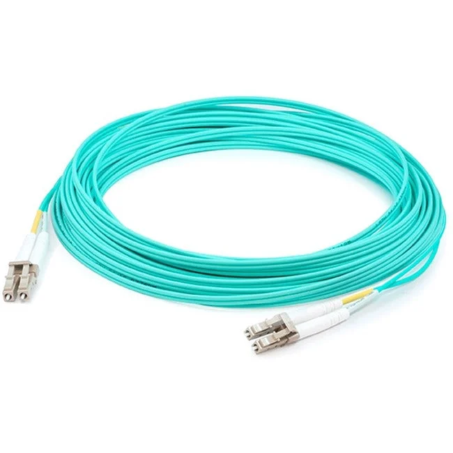 Addon 12.5M Lc (Male) To Lc (Male) Aqua Om4 Duplex Riser-Rated Fiber Patch Cable