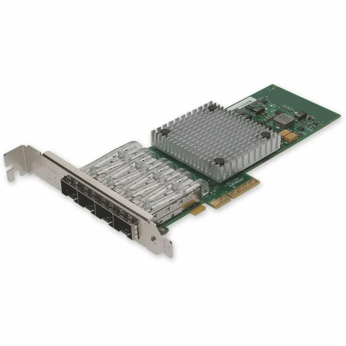 AddOn Gigabit Ethernet NIC Card with 4 Open SFP Slots PCIe x4