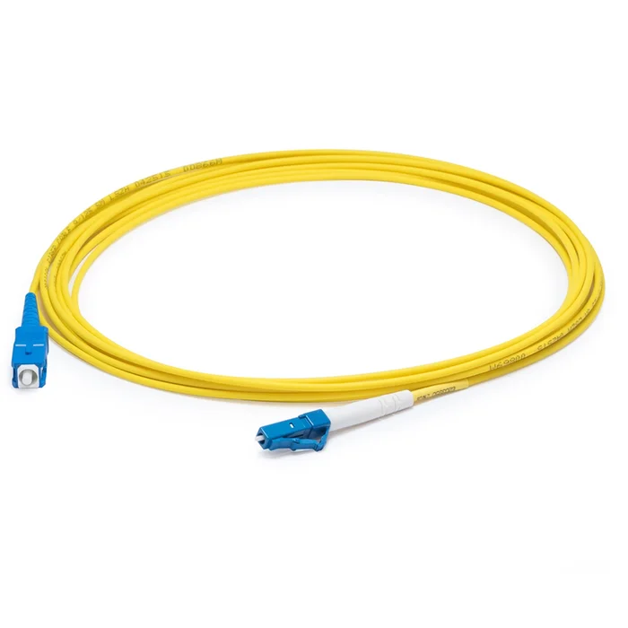 Addon Networks 50Cm Fibr Patch Cbl Lc M/M Ylw Os2 Duplx Fibre Optic Cable 0.5 M Ofnp Yellow