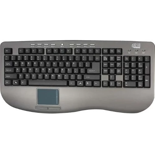 Adesso Akb-430Ug Win-Touch Pro Desktop Keyboard With Glidepoint Touchpad