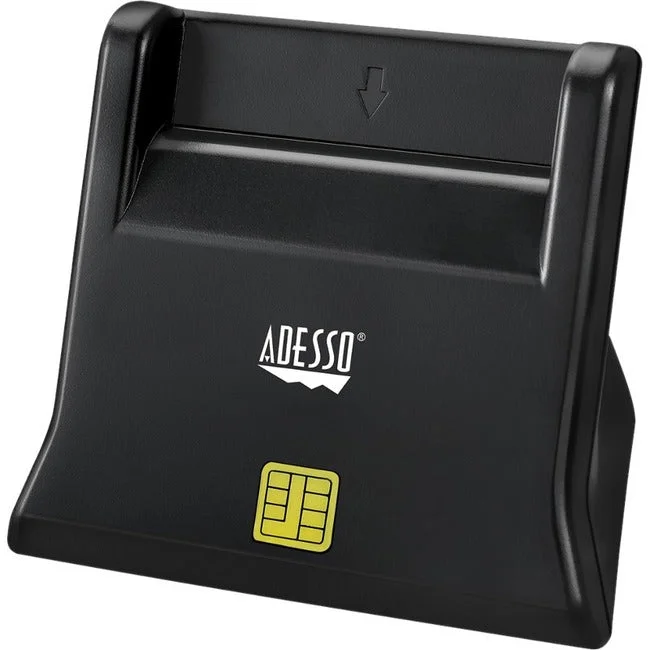 Adesso Taa Cac Usb Desktop Smart Card Reader, Works For Windows And Mac