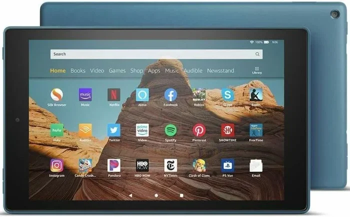Amazon Fire HD 10 Tablet (2019) – 64GB – Twilight Blue
