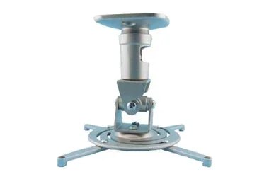 Amer Mounts Universal Ceiling Projector Mount – Silver AMRP100S