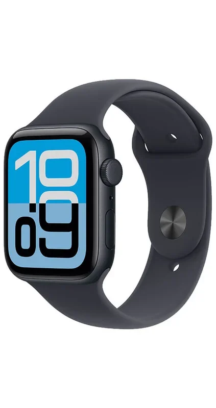 Apple Watch SE 3 44mm Midnight Aluminum Case with Midnight Sport Band M/L