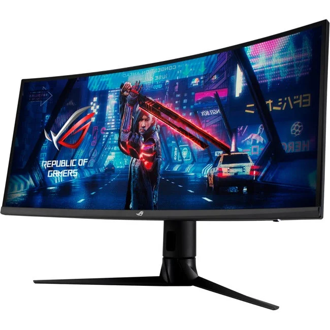 Asus ROG Strix XG349C 34 Class UW-QHD Curved Screen Gaming LCD Monitor – 21:9″