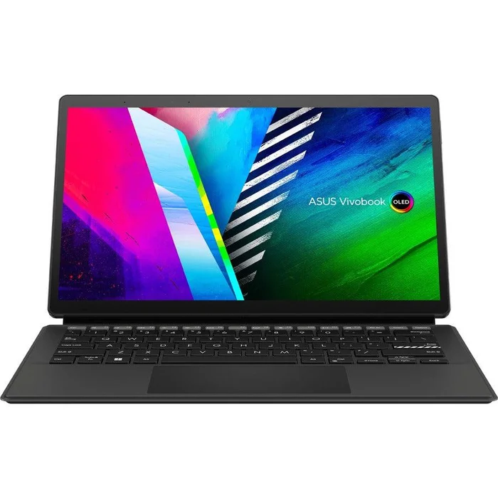Asus Vivobook 13 Slate OLED T3300 T3300KA-DH21T 13.3″ Touchscreen Detachable 2 in 1 Notebook – Full HD – 1920 x 1080 – Intel Pentium Silver N6000 Quad-core (4 Core) 1.10 GHz – 4 GB Total RAM – 4 GB On-board Memory – 128 GB Flash Memory – Black