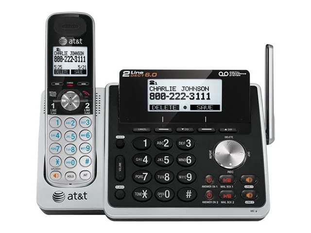 At&T Tl88102 Dect 6.0 1.90 Ghz Cordless Phone