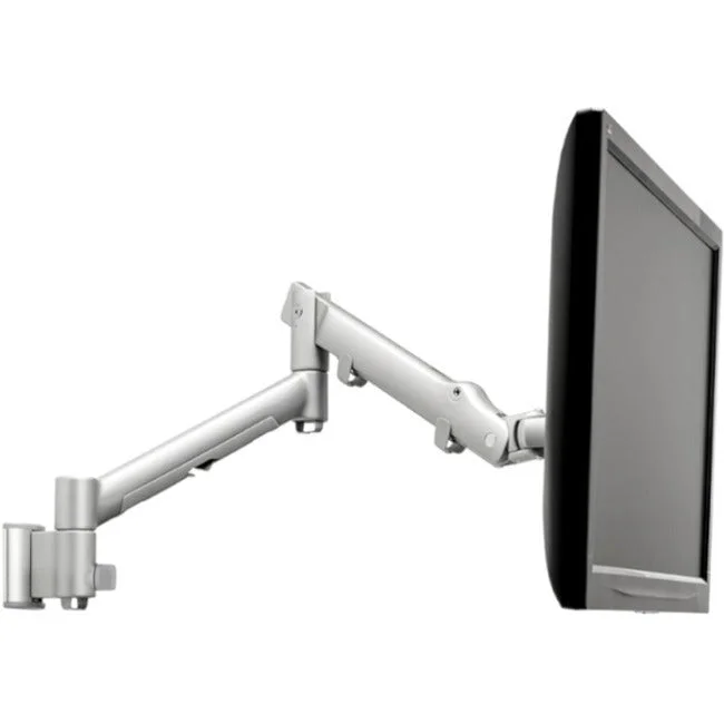 Atdec full motion dynamic monitor arm wall mount – Flat and Curved up to 32in – VESA 75×75, 100×100 AWMS-DW6-S