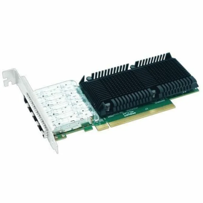 Axiom 25Gbs Quad Port SFP28 PCIe 4.0 x16 NIC Card – PCIE4-4SFP28-AX