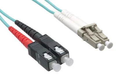 Axiom Axg94406 Fibre Optic Cable 8 M Lc Sc Ofnr Om4 Aqua Colour