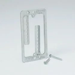 B-Line BB10L | Single Gang Faceplate Mounting Bracket For Low Voltage Applications, 1-1/4″ Maximium Wall Thicklness