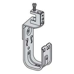 B-Line BCH12-C2 | 3/4″ J-Hook With Screw-On Beam Clamp Fastener, Rotates 360 Deg; Beam Flange Thickness: Up To 1/2″