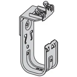 B-Line BCH21-U-2-4 | 1-5/16″ J-Hook With Hammer-On Beam Clamp Fastener, Rotates 360 Deg; Beam Flange Thickness: 1/8″ – 1/4″
