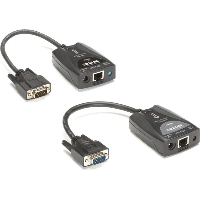 Black Box Mini CATx VGA Extender Kit VX-VGA520-K