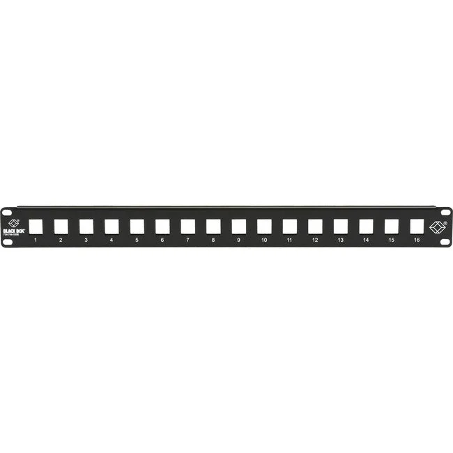 Black Box Multimedia Patch Panel – 1U, 16-Port JPMT1016A