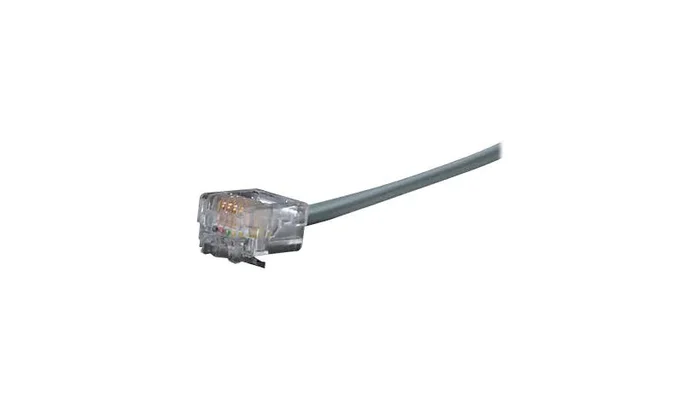 Black Box Telephone Straight-Pin Cable – RJ-11, 4-Wire, 14-ft. EL04MS-14