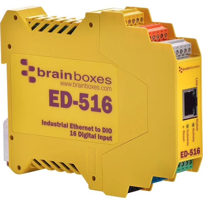 Brainboxes – Ethernet To 16 Digital Inputs + Rs485 Gateway