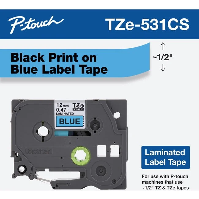Brother TZe-531CS, 0.47 x 26.2′ TZe531CS