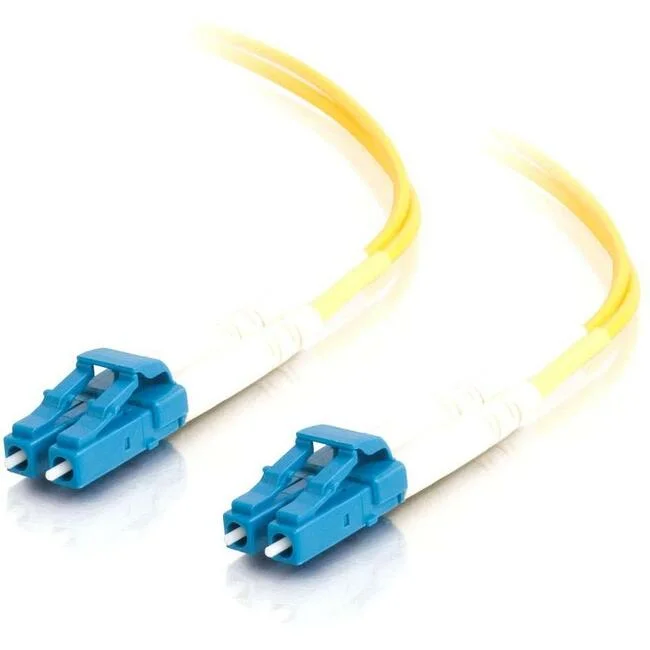 C2G 15M Lc-Lc 9/125 Duplex Single Mode Os2 Fiber Cable – Yellow – 50Ft Os2 Cable