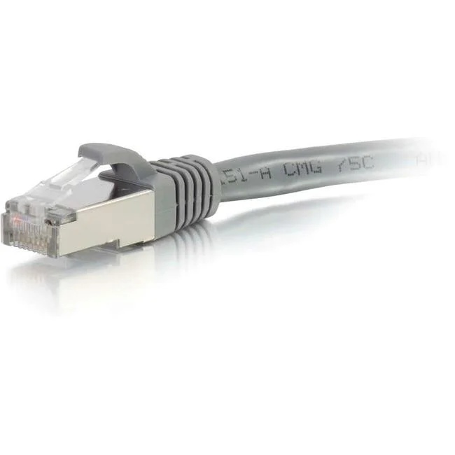 C2G 8Ft Cat6A Snagless Shielded (Stp) Network Patch Cable – Gray