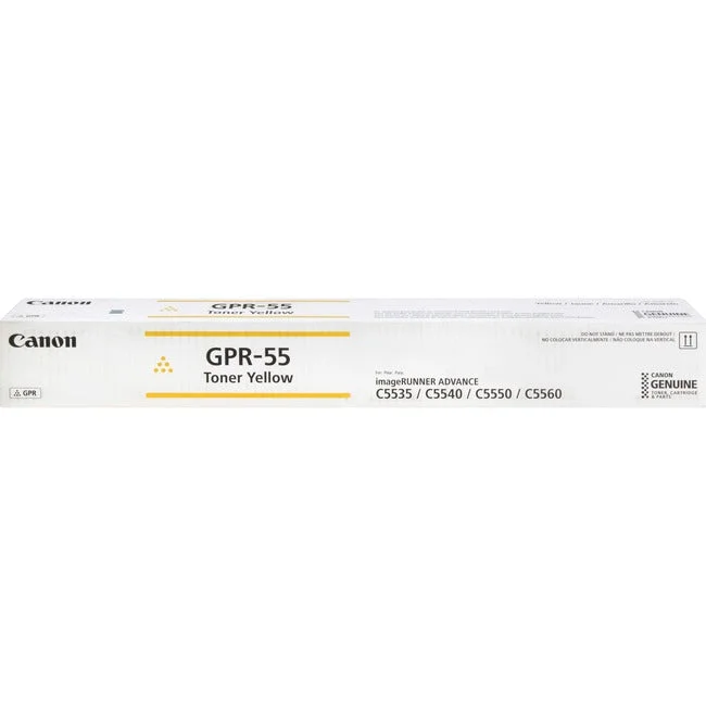 Canon GPR-55 Original Laser Toner Cartridge – Yellow – 1 Each 0484C003