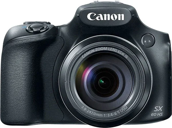 Canon PowerShot SX60 HS 16.1 Megapixel Bridge Camera – Black 9543B001
