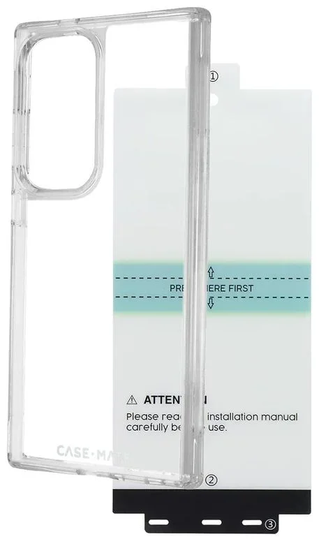 Case-Mate Protection Pack Phone Case & Screen Protector for Samsung Galaxy S24 Ultra – Clear