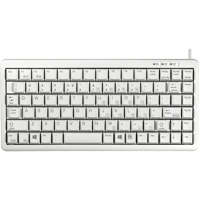 Cherry G84-4100 Ultraslim Light Gray Wired Keyboard