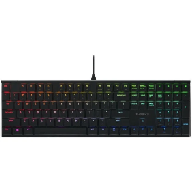 CHERRY MX 10.0N RGB Wired Mechanical Keyboard for Office and Gaming G8A-25010LVBUS-2