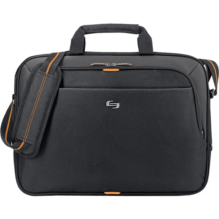 Codi Ace Carrying Case (Briefcase) for 15.6″ Apple iPad Notebook – Black, Orange