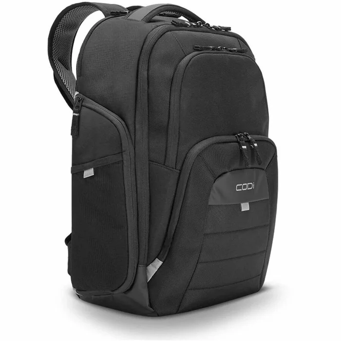 CODi Ferretti Pro Carrying Case (Backpack) for 17.6″ Notebook, Tablet, Water Bottle – Black