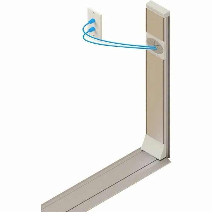 Connectrac 12 ft Wall Channel Kit for running conduit up the wall to junction box