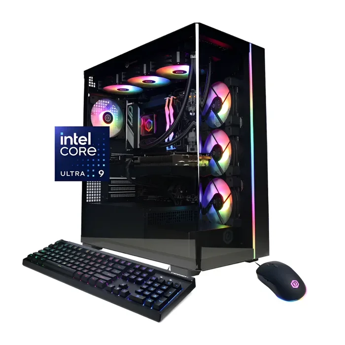 CyberPowerPC (SLC8000WST) Gaming Desktop 2TB/32GB RAM Black (NEW)