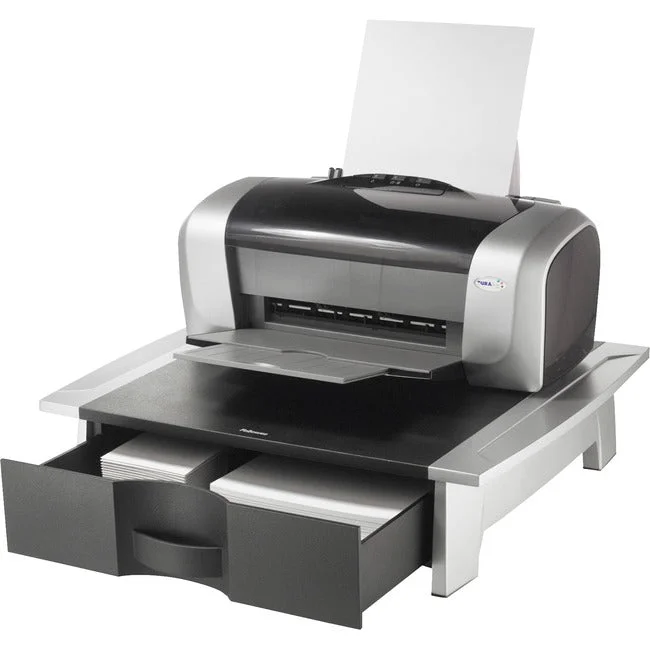Elevates Office Machines To Eye-Level And Saves Workspace Supports A Fax Machine