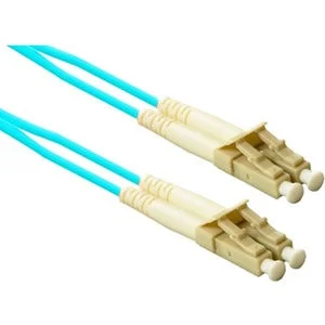 ENET 4M LC/LC Duplex Multimode 50/125 10Gb OM4 or Better Aqua Laser Optimized Multi-Mode (LOMM) Fiber Patch Cable 4 meter LC-LC Individually Tested LC2-OM4-4M-ENC