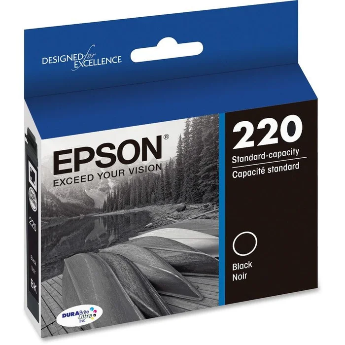 Epson DURABrite Ultra T220120 Original Standard Yield Inkjet Ink Cartridge – Black – 1 Each