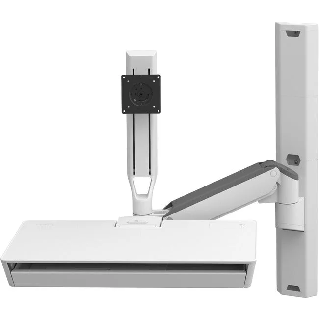 Ergotron CareFit Mounting Arm for Monitor, Mouse, Keyboard, LCD Display, Mount Extension – White 45-619-251