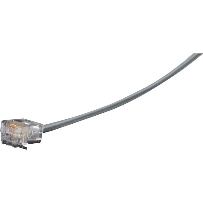 Flat Satin Telco Patch Cable – Stranded, Unshielded, Pvc, Cross-Pin, 4-Wire, Rj1 Bbx-El04M-25