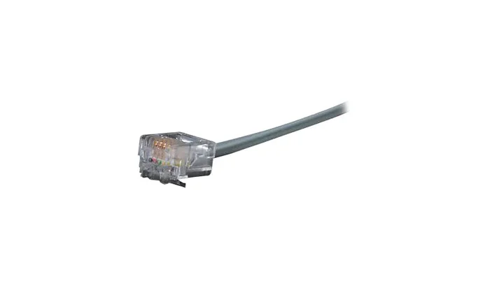 Flat Satin Telco Patch Cable – Stranded, Unshielded, Pvc, Straight-Pin, 4-Wire, Bbx-El04Ms-25