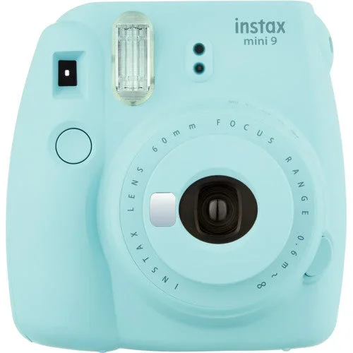 Fujifilm Instax Mini 9 Instant Film Camera, Camera-instant Film, Ice Blue – 16550643