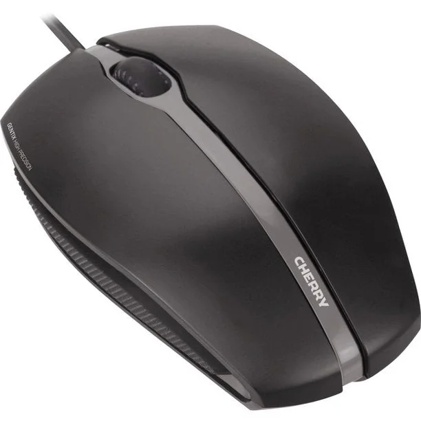 Gentix – Black Optical Mouse 1000 Dpi W/Solid Rubber Sides 1.8 Meter Usb Cable,