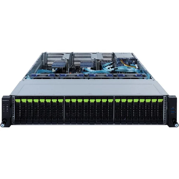 Gigabyte R282-NO0 Barebone System – 2U Rack-mountable – Socket LGA-4189 – 2 x Processor Support