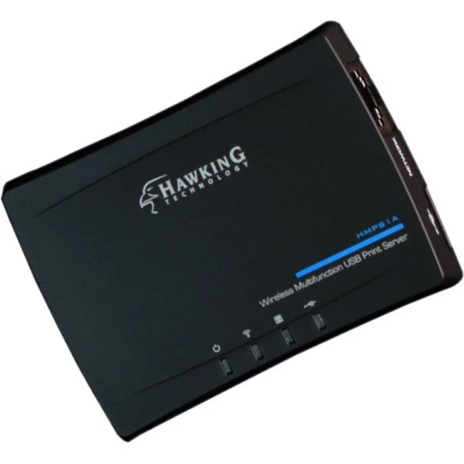 Hawking Wireless Multifunction USB Print Server