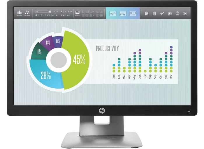 HP EliteDisplay E202 20″ HD+ LED LCD Monitor, 16:9, 7MS, 5M:1-Contrast – M1F41A8#ABA
