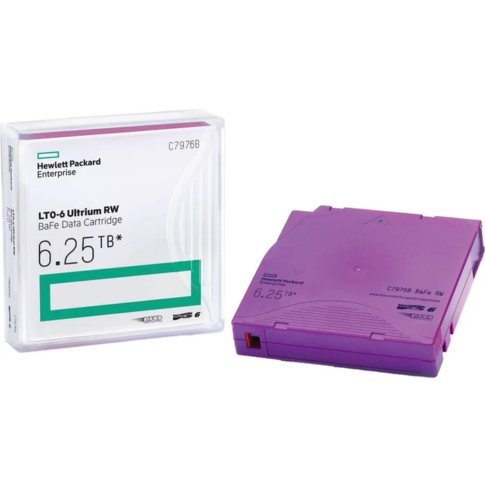 HP LTO-6 Ultrium 6.25 TB BaFe RW Data Cartridge